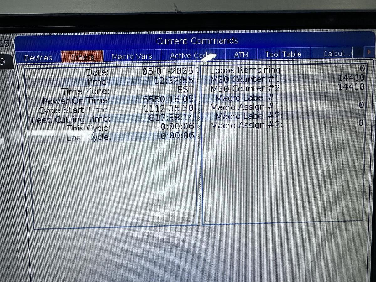 Used 2019 Haas VF-4 with Probing, 24 Station Tool Changer