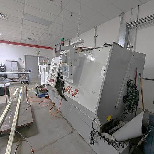 Used 1998 Haas HL-3 Chucker, Chip Auger, CNC Enhancements Autobar 400 Barfeed, Tool Presetter, 10" Chuck, Collet Chuck