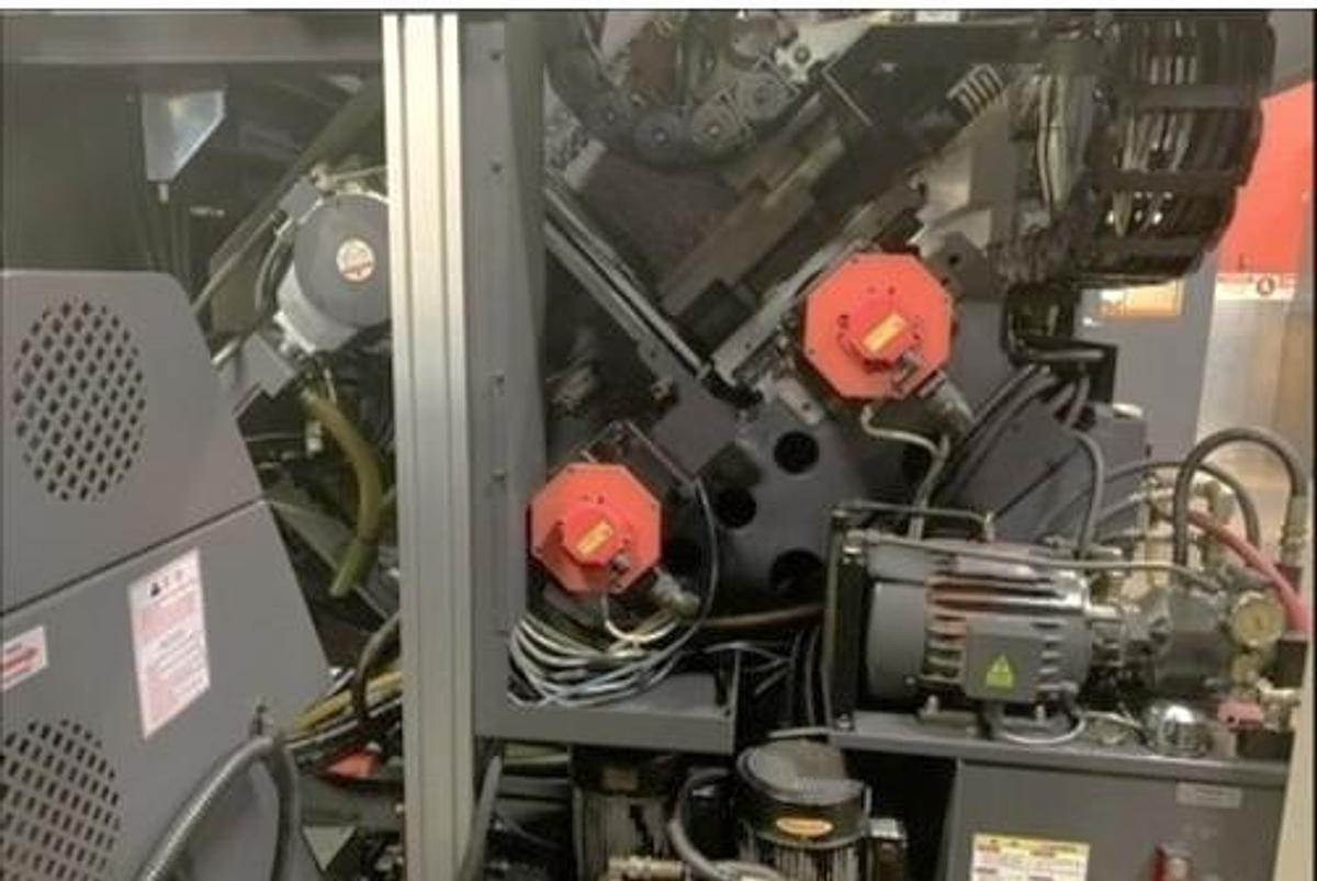 Used 2013 Hwacheon T2-2T with Twin Spindle, Twing Turrets, Live Milling/Drilling, Parts Catcher & Conveyor, Chip Conveyor, Fanuc 0i-TD