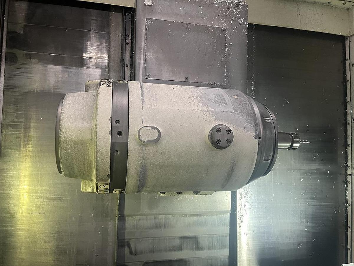 Used 2012 Mazak Integrex i-200S Mazatrol Matrix Nexus 2 with Subspindle, Simultaneous 5-Axes Tool Tip Point Control
