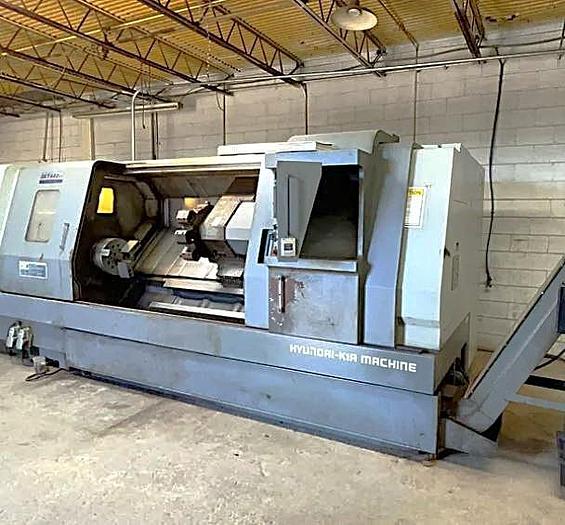 Used 2006 Hyundai Kia SKT-400LC Long Bed Heavy Duty Lathe