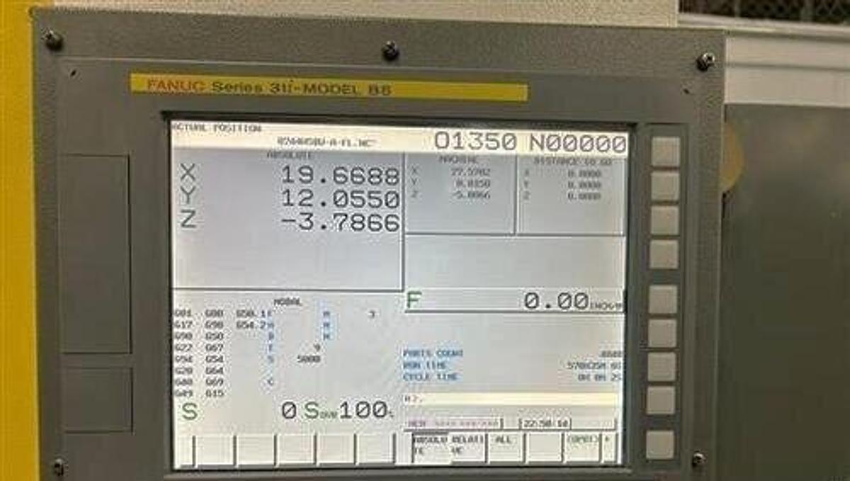Used 2015 Fanuc Robodrill Alpha-D21LiA5 with 2 Pallet Changer, 24,000 RPM Spindle, 21 Pos. ATC, Tool Probe, ONLY 755 CUT HOURS !!