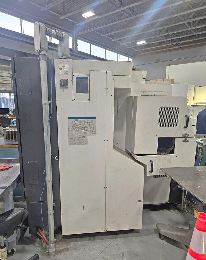 Used 2007 Mazak Nexus QTN 450-IIM/3000 with Full C Axis Spindle Rotation, Milling Capable, 18" Hyd Chuck, 6" Bar Capacity, 120" cc