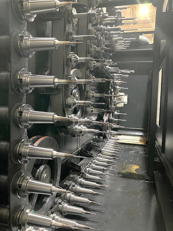 Used 2014 Mazak Vortex e-1060V/8 Heavy Duty 5 Axis Milling Machine with Built in Rotary Table, Tilting B Axis Head, HPC, 120 Pos. ATC