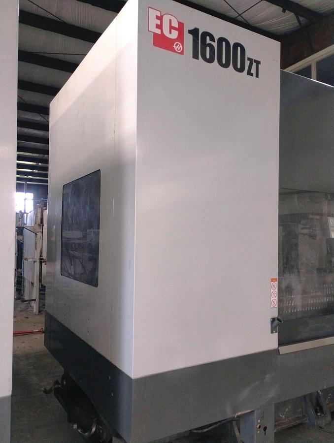 Used 2019 Haas EC-1600ZT with Extended Z Axis Travel, 7500 RPM, Integrated 4th Axis Platter, TSC, Renishaw Probing, 30 ATC
