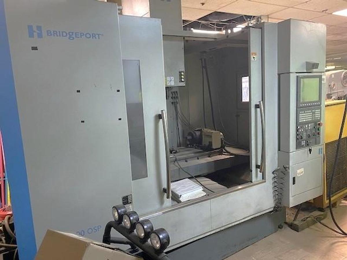Used 2011 Hardinge Bridgeport GX1000 OSP with 4th Axis Rotary Table