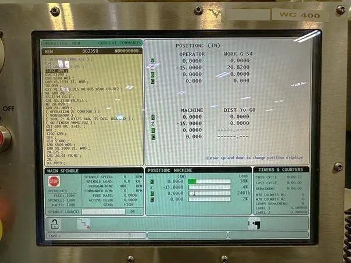 Used 2014 Haas ST-45M with Milling Capability, 18" Hyd. Chuck, 6.5" Bar Capacity, Chip Conveyor, Tailstock,