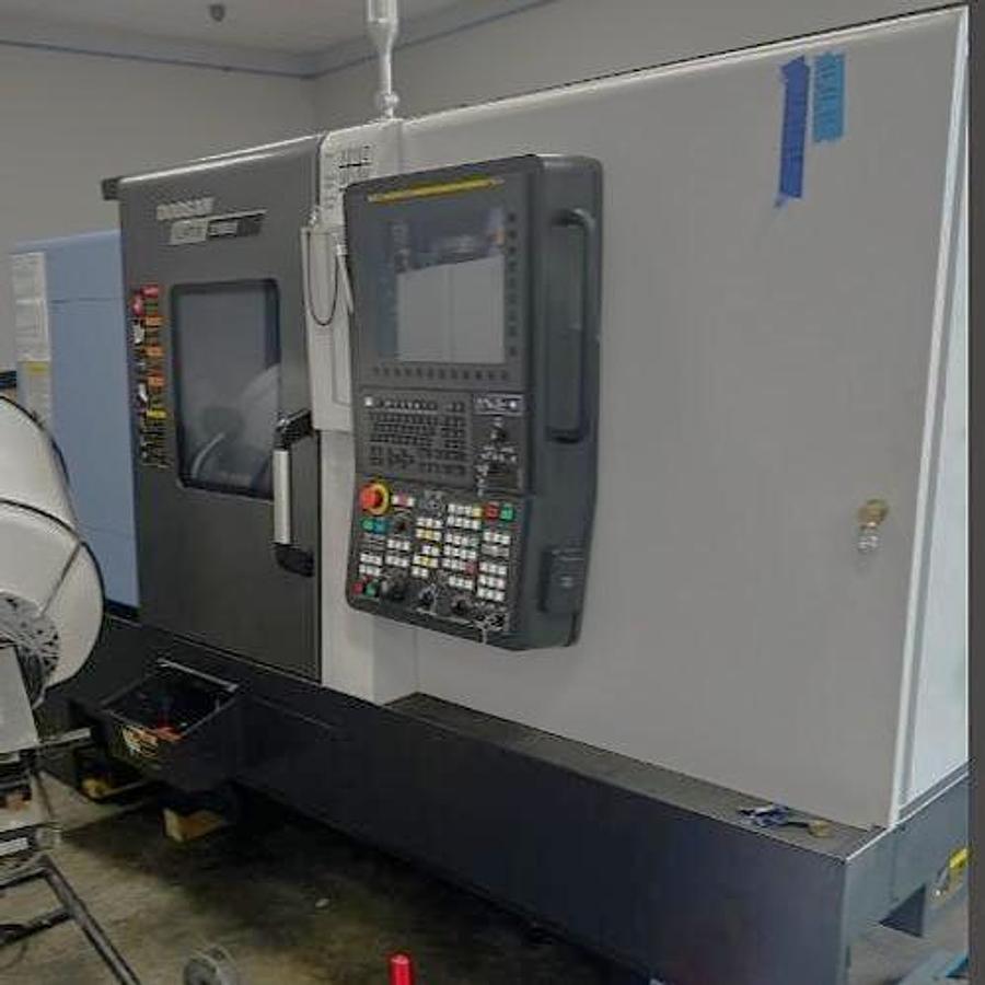 Used 2022 Doosan Lynx 2100LYA w/ Full C Axis, Milling Capability, Long Bed, Chip Conveyor, Toolsetter