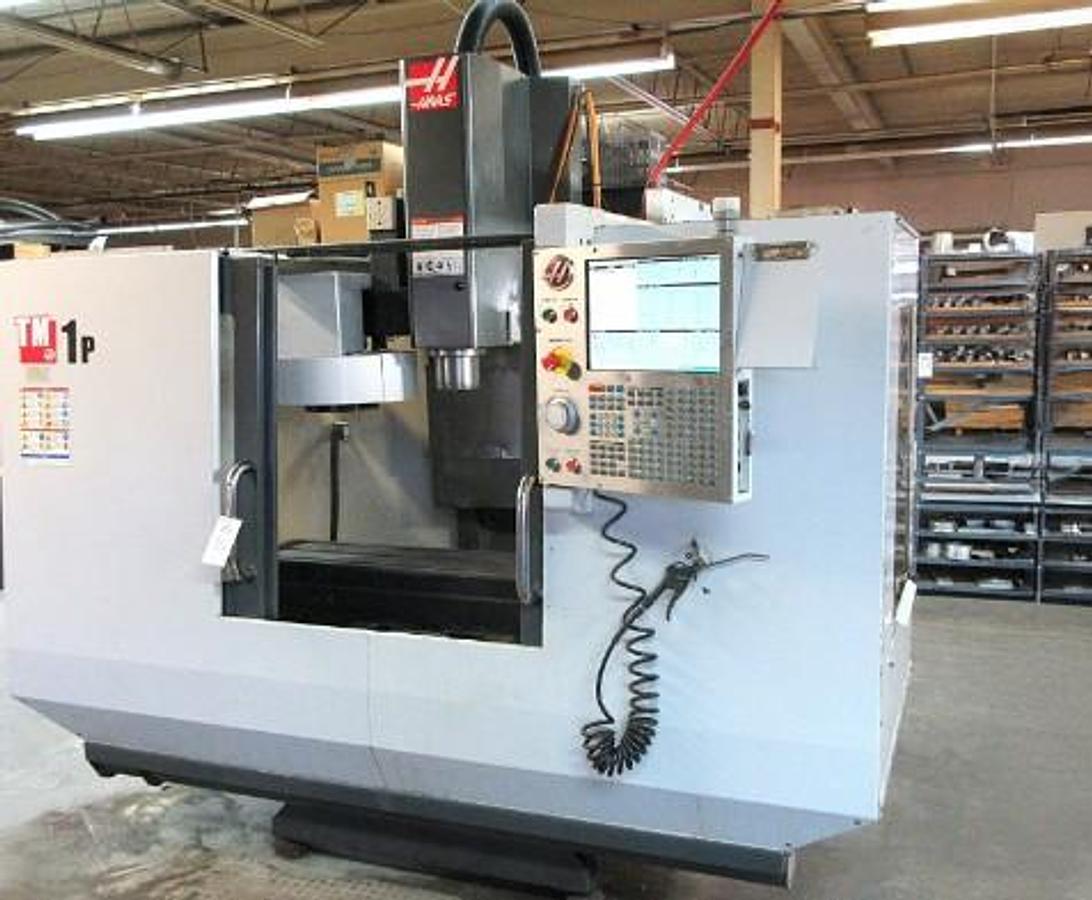 Used 2012 Haas TM-1P with Programmable Coolant, 10 Station ATC, 6000 RPM, CAT 40, Single or Three Phase Power