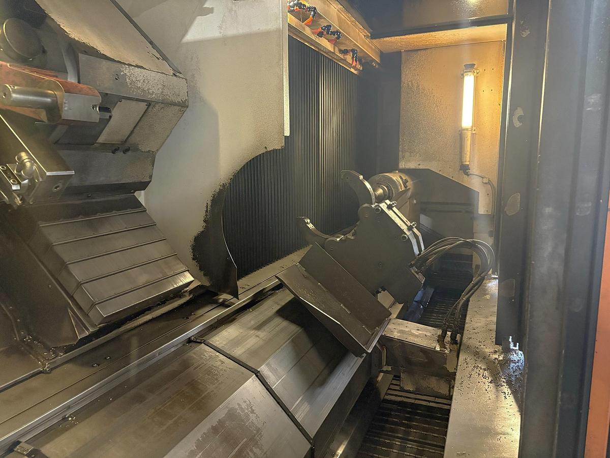 Used 2010 Mazak Nexus QTN 450-IIMY/3000 with 7.28" Bore, 19" Air Chuck Package, Rear Chuck Mount, Hydr. Steady Rest