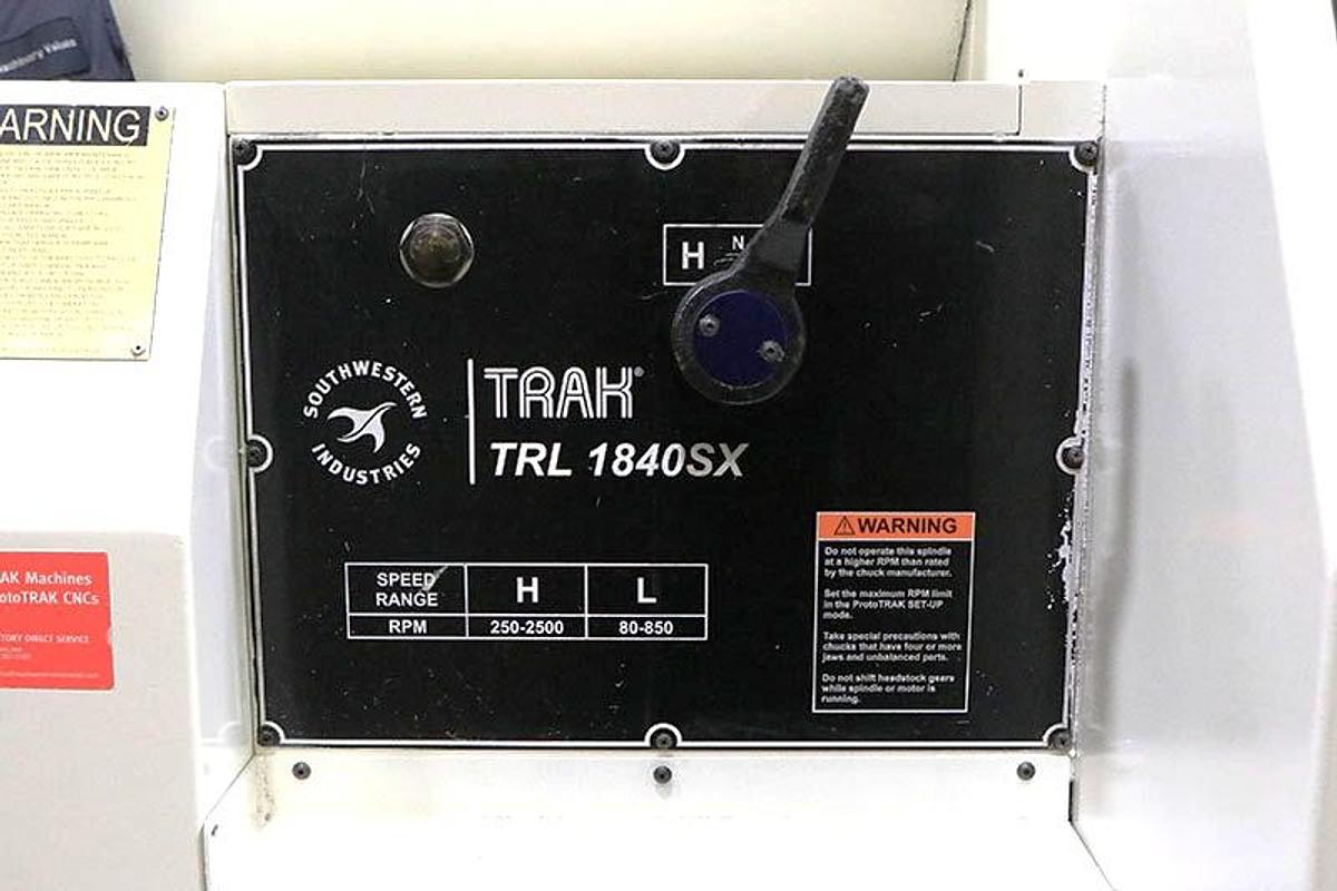 Used 2006 Southwestern Industries TRL 1840SX with Tailstock, 4 Pos. Indexable Turret, 10" Chuck, Geared, SLX Cntrl., Traking, Handwheels