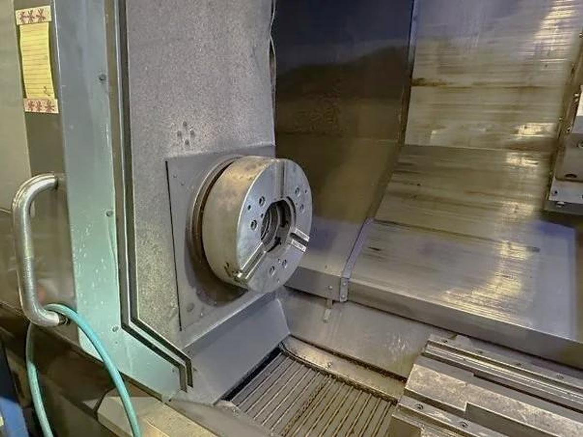 Used 2014 Haas ST-45M with Milling Capability, 18" Hyd. Chuck, 6.5" Bar Capacity, Chip Conveyor, Tailstock,