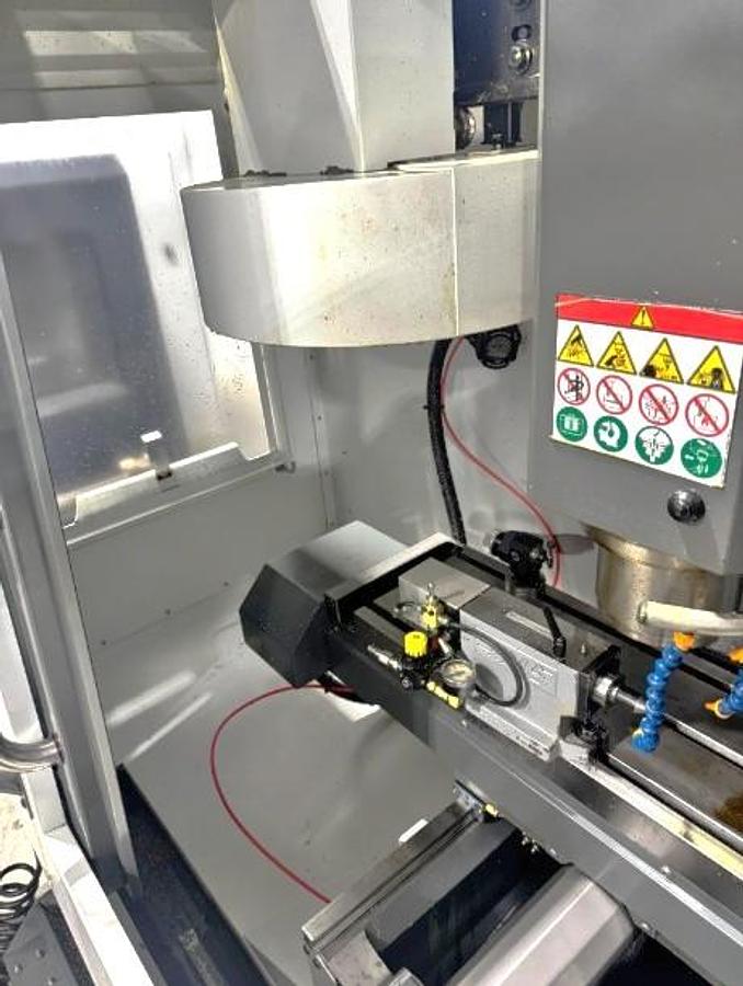 Used 2017 Haas TM-1P with Haas Probing System, 4th Axis Drive, Rigid Tapping, Coolant System. ONLY 1737 Cutting Hours