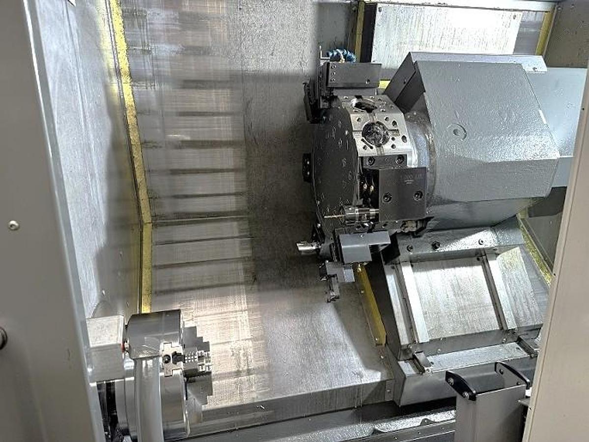 Used 2022 Haas ST-25Y Chucker (no tailstock) with 10" Chuck, 3" Bar Capacity, Milling, Y Axis, Conveyor, Auto Parts Loader System