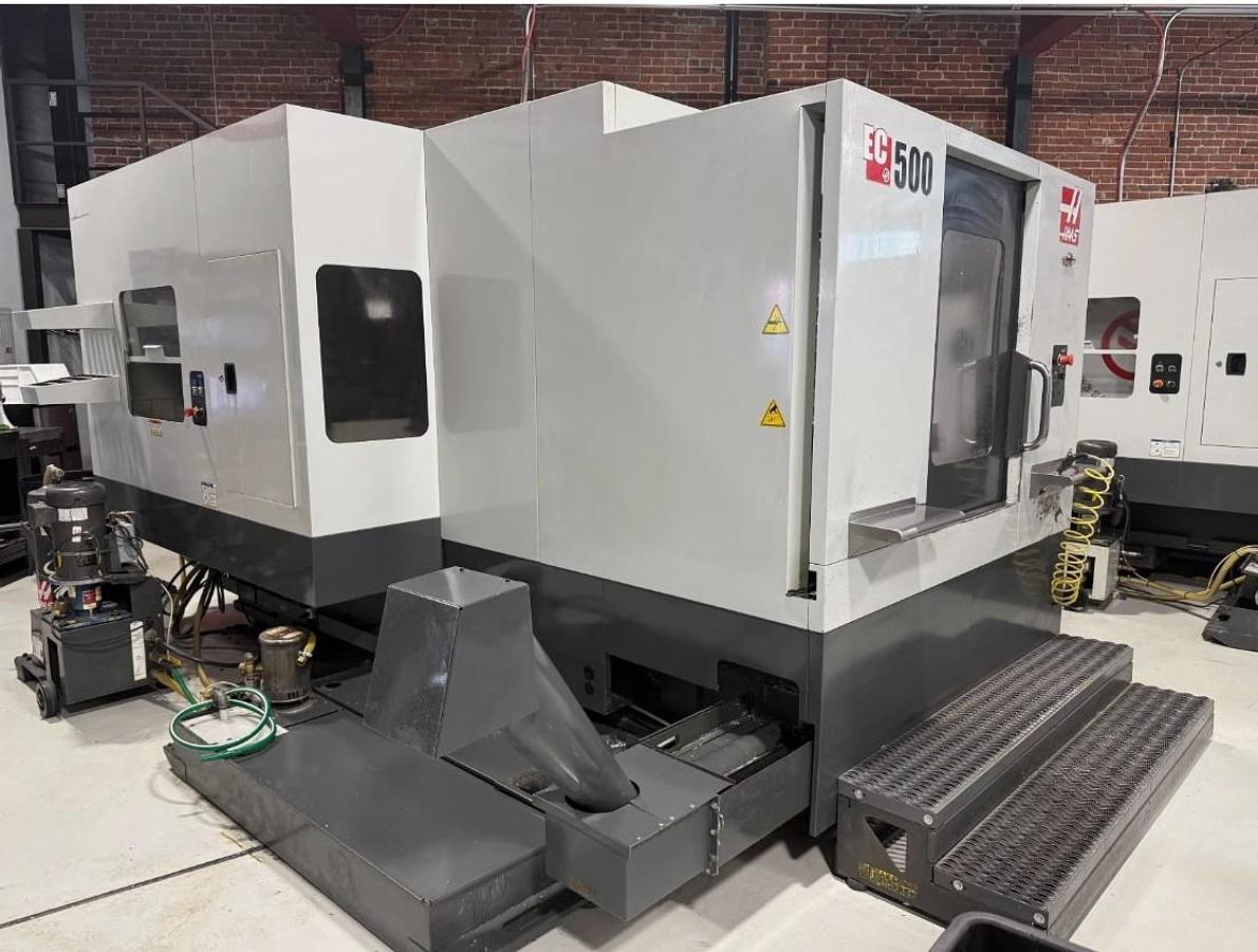 Used 2011 Haas EC-500, 40 Pos. ATC, 1000 PSI Coolant Thru Spindle, Haas Probing, 1 Degree Pallet Indexing, 2 Pallet Changer
