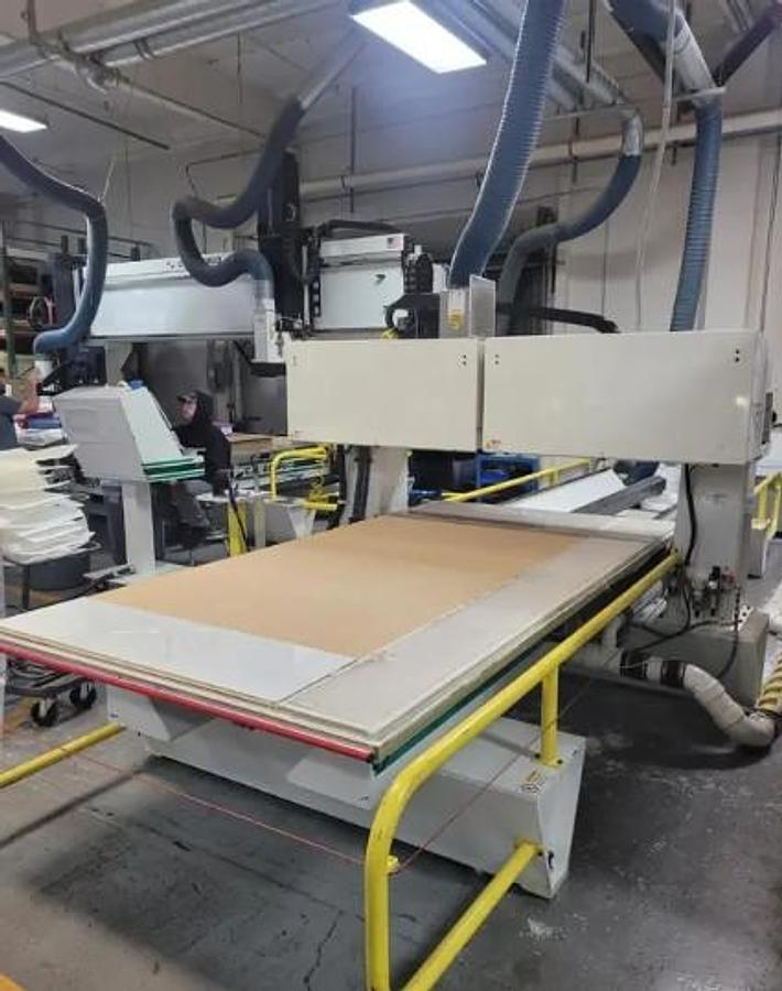 Used 2013 C.R. Onsrud Model 122S18 CNC Router with 120" x 60" Table, 24,000 RPM, 18 HP, HSK63F Taper, 12 Station ATC, Very Clean!