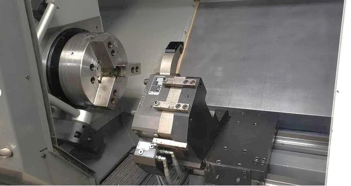 Used 2014 Haas ST-40 with SMW Hydraulic Steady Rest, 4" Bar Capacity, Toolsetter, Tailstock, Chip Conveyor, 44" Centers