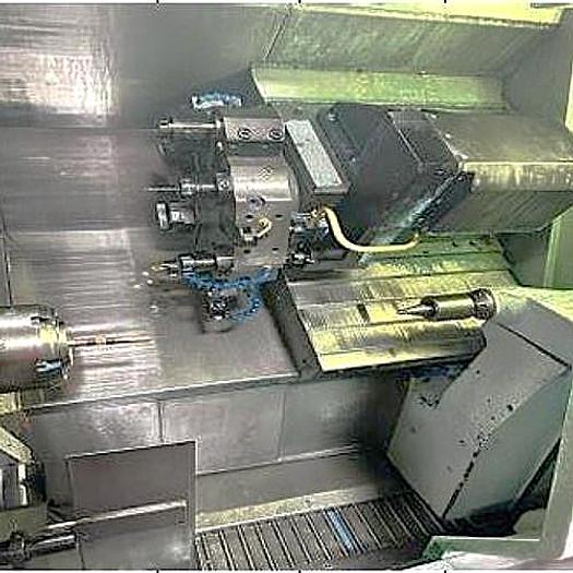 Used 2008 Haas SL-20T with Milling Capability, Barfeed, Tailstock