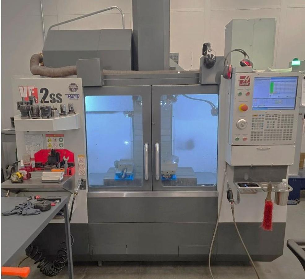 Used 2020 Haas VF-2SS with Probing, Chip Auger, Auto Air Gun, Mist Condenser, ONLY 569 Feed Cut Hours