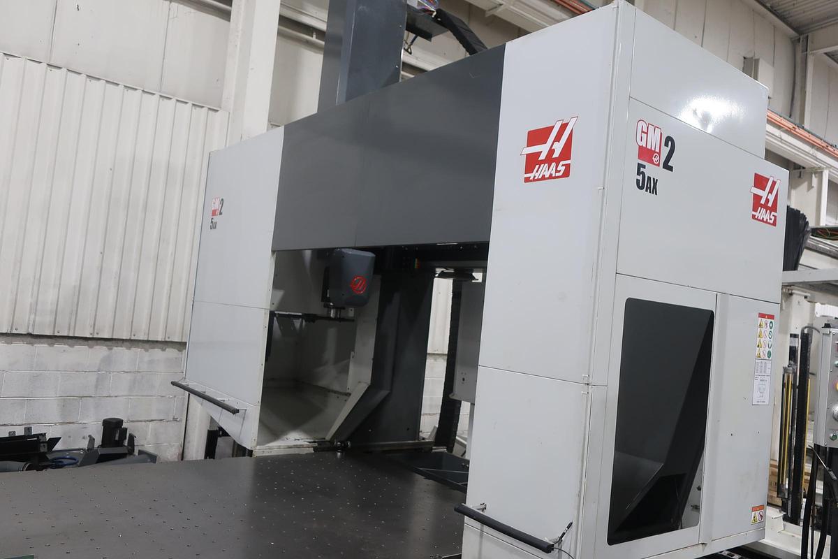 Used 2019 Haas GM-2-5AX with Nutating Head, Probing, Hi-Speed Machining, Chip Auger, 20,000 RPM, REBUILT TO NEW SPECS