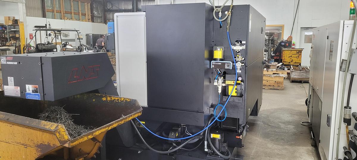 Used 2024 DN Solutions Lynx 2100LYB with C Axis, Y Axis, Milling, Parts Catcher, Chip Convey., Tool Presetter, Tailstock, Collet Chk.