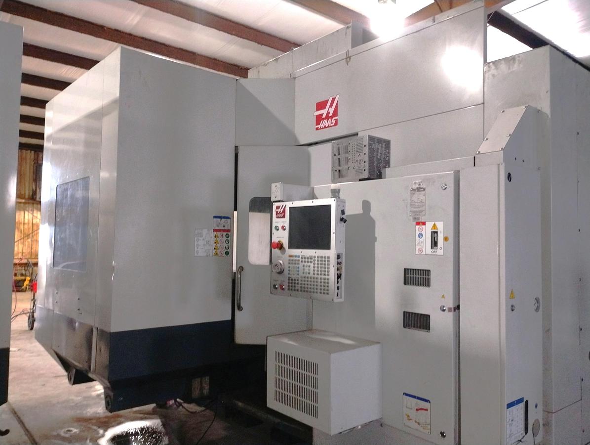 Used 2019 Haas EC-1600ZT with Extended Z Axis Travel, 7500 RPM, Integrated 4th Axis Platter, TSC, Renishaw Probing, 30 ATC