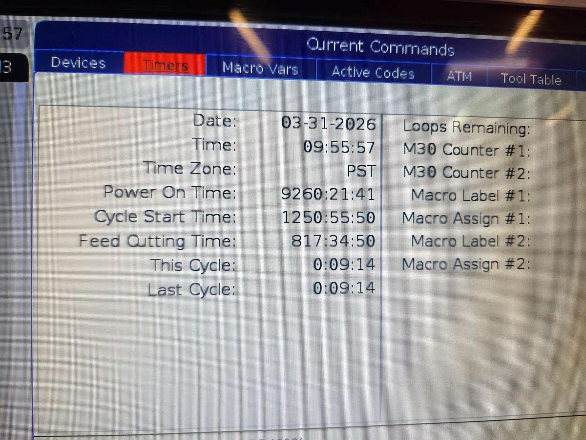 Used 2017 Haas VF4SS with Haas Probing Package, 15,000 RPM, 40 Tool ATC, Prepped for both 4th & 5th Axis Capabilities, Auger