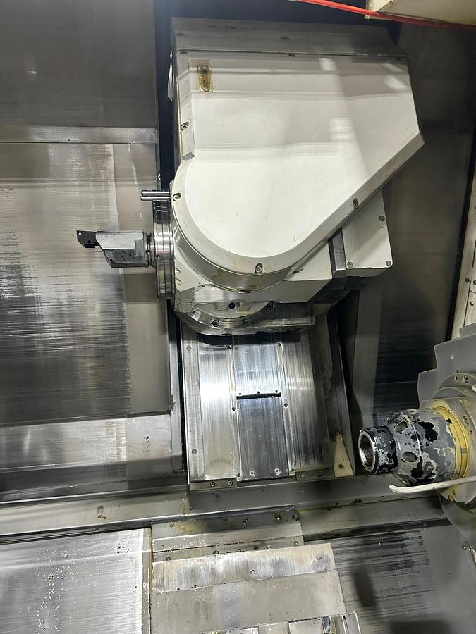 Used 2007 Mazak Integrex 100-IIIST, Parts Catcher, Chip Conveyor, Fire Suppression System