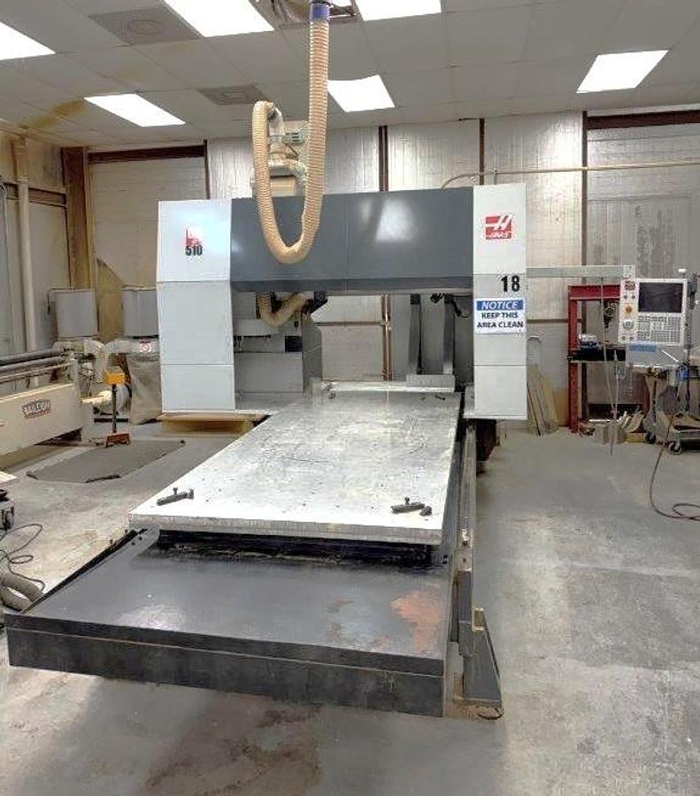 Used 2021 Haas GR-510 with Extended 24" Z Axis Travel, Probing, 10,000 RPM, Aluminum Table, LOW HOURS