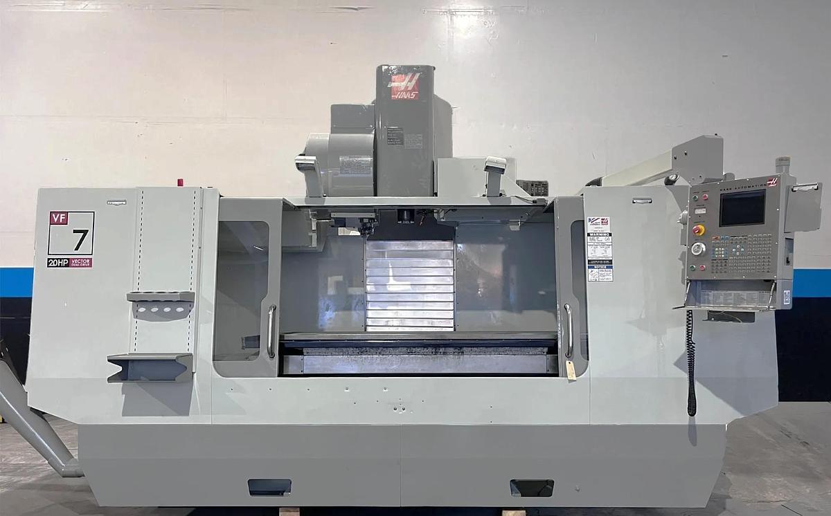 Used 2006 Haas VF-7/40, 24 Station Side Mounted ATC, 4th Axis Drive, TSC Prepped, High Speed Machining, 7500 RPM