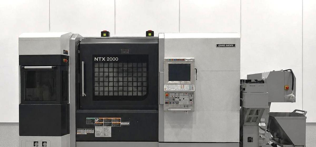 Used 2014 DMG Mori NTX2000-1500S Mill/Turn Center, Pendulum B Axis, Y Axis, Lower Turret, 8" Chucks Both Spindles, 76 Station ATC