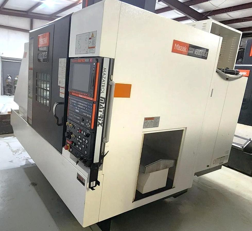 Used 2013 Mazak Nexus VCN 510C II with Prepped for Coolant Thru Spindle, 4th Axis Drive, Chip Conveyor, 30 Station ATC