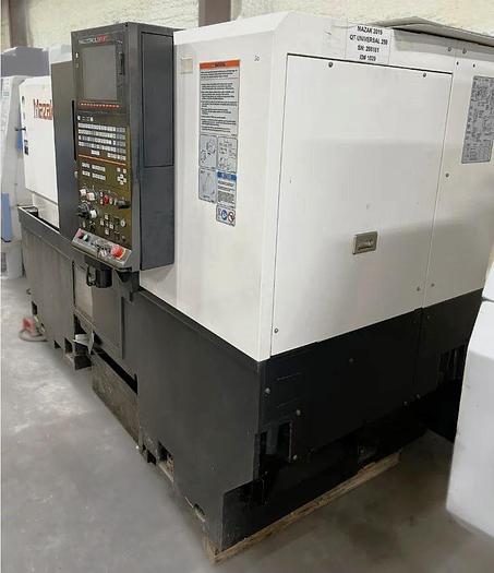 Used 2015 Mazak Quick Turn Universal 250 with Chip Conveyor, Tailstock, 8" Chuck