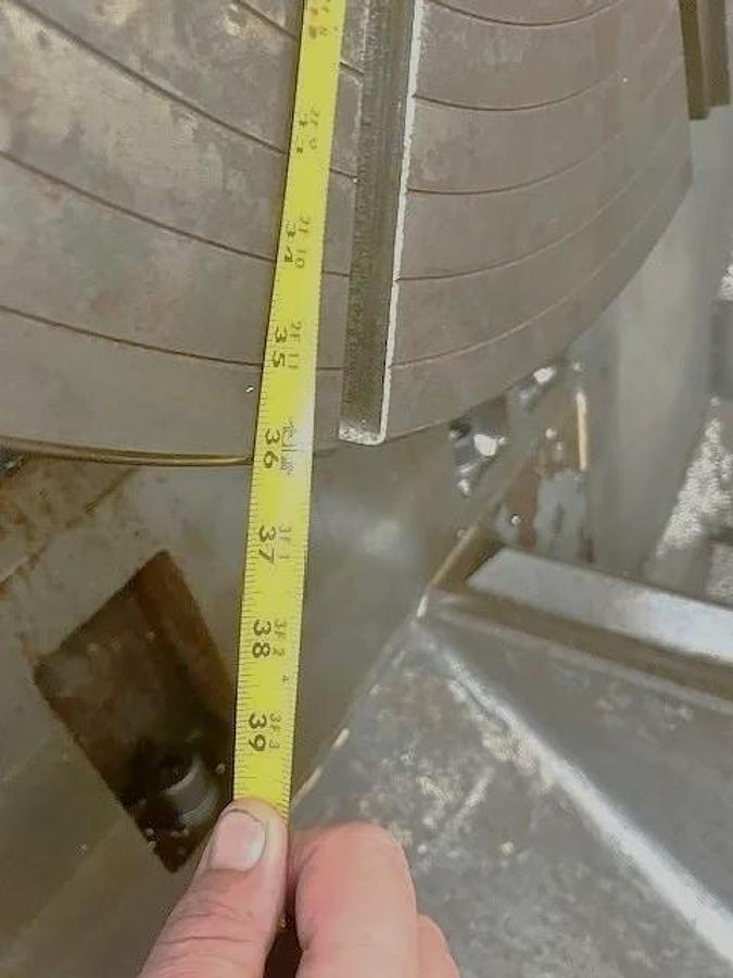 Used 2013 Takang LB40 x 1200 CNC Heavy Duty Lathe with 60" sw, 39.3" Max Cut Diam., 600 RPM, 6" Bore, 36" Chuck, 4 Pos. Trt., Fanuc