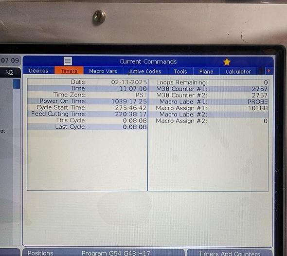 Used 2023 Haas VF-3 w/HRT-210 Rotary Table