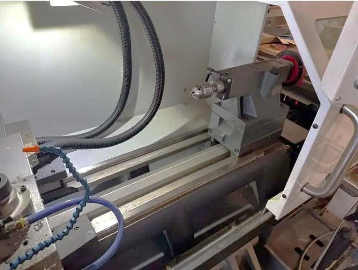 Used 2019 Haas TL-1 with 2.31" Bore, 8" 3 Jaw Chuck, Tailstock, Some Tooling, USB Port 