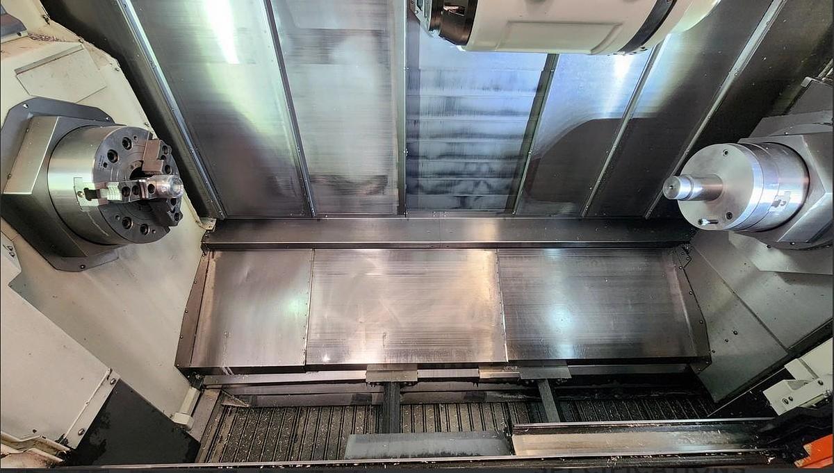 Used 2014 Mazak Integrex i-400S Mill Turn Center with Live Tooling, Y Axis, Subspindle, 60" Centers, 4" Bar Capacity