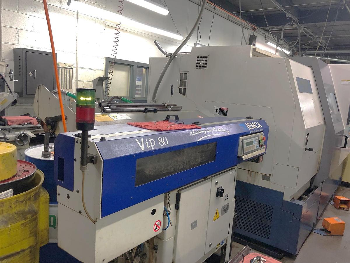Used 2000 Mori Seiki ZL-150SMC w/ Iemca VIP80 Barfeed, Parts Convey., Chip Convey., Collet Chks., Live Tooling, Dual Turrets, Subspindle
