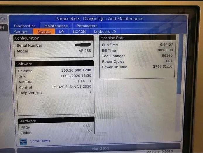 Used 2020 Haas VF4SS