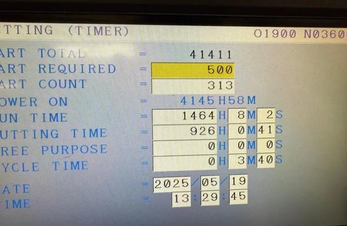 Used 2019 Tsugami M08SY Live Tooling, Y-Axis,  Sub Spindle, Barfeed