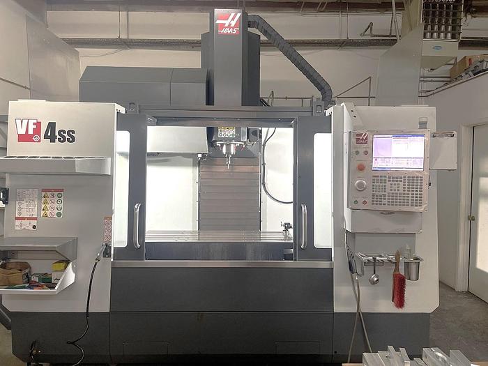Used 2021 Haas VF-4SS w/ Probing, Prep for Coolant Through the Spindle, 30 Station Side Mounted ATC