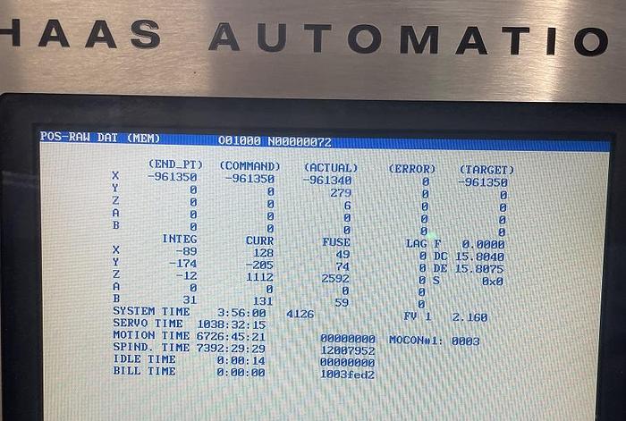Used 2005 Haas VF-3SSYT
