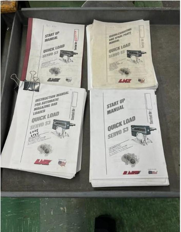 Used LNS Quick Load Servo S3 Barfeeder