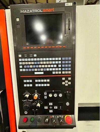 Used 2013 Mazak Quick Turn Smart 250 w/ Chip Conveyor, 10" Hyd Chuck, Tailstock, Tool Eye