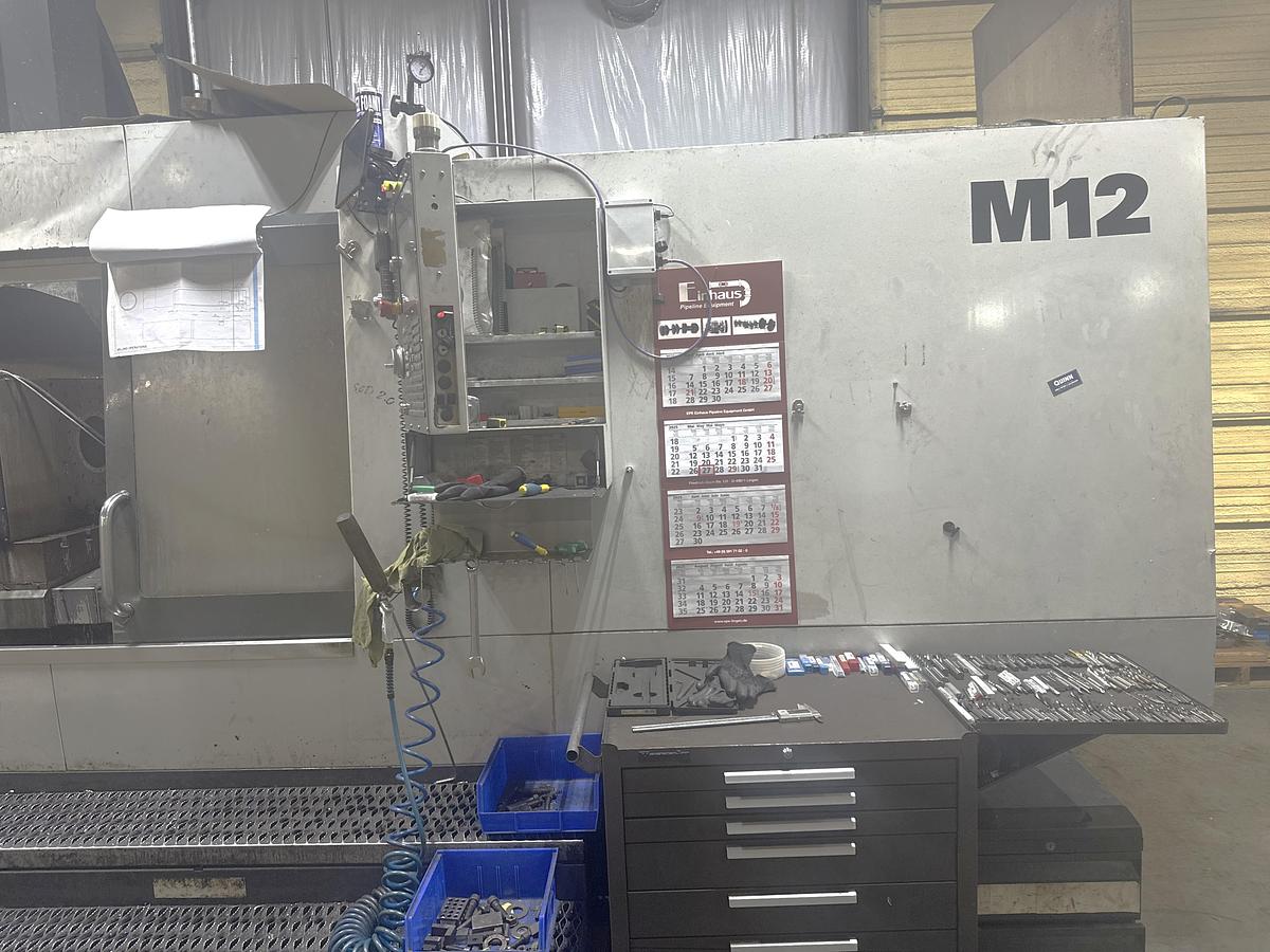 Used 2014 Haas VF-12/50 with Haas 4th Axis Rotary Table, Side Mounted ATC, Probing