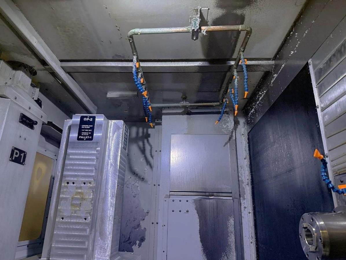 Used 2011 Haas EC-500, 40 Pos. ATC, 1000 PSI Coolant Thru Spindle, Haas Probing, 1 Degree Pallet Indexing, 2 Pallet Changer