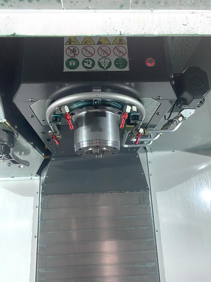 Used 2023 Haas VF8/40 w/ Midaco Pallet Changer, Hydr. Clamping, Extended Z Axis, Probing, 10,000 RPM, Prep for Coolant Thru Spindle