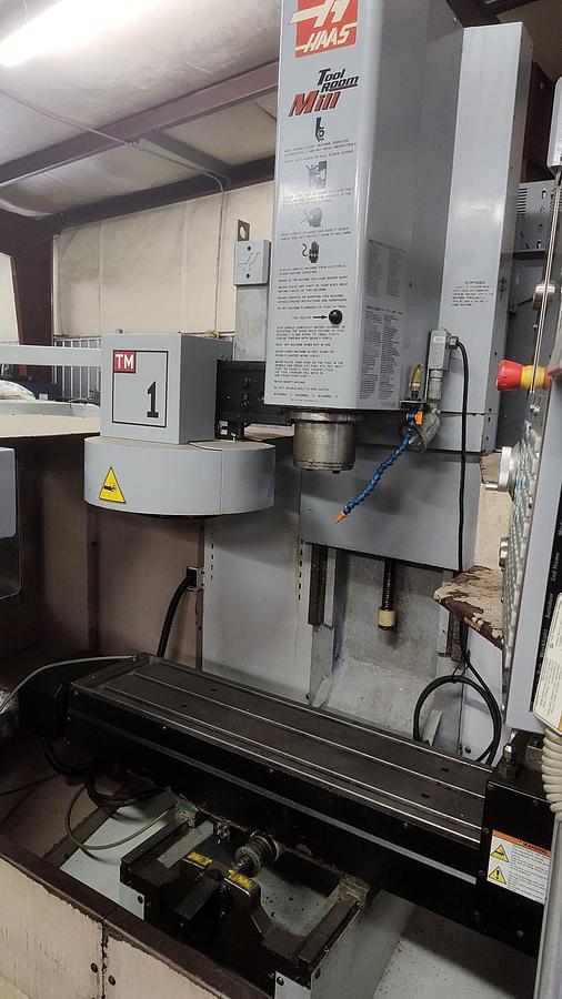Used 2009 Haas TM-1, Wired for 4th Axis, Single or Three Phase Power, 10 Station ATC, Coolant Pump