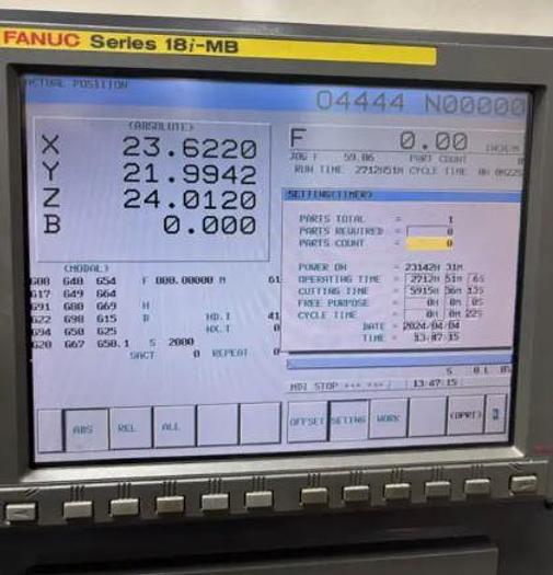 Used 2005 Doosan DHP 4000 Fanuc 18i-MB