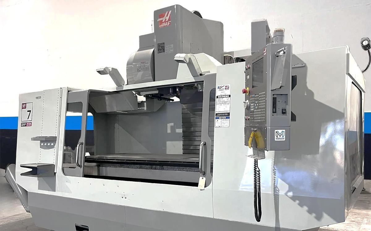 Used 2006 Haas VF-7/40, 24 Station Side Mounted ATC, 4th Axis Drive, TSC Prepped, High Speed Machining, 7500 RPM